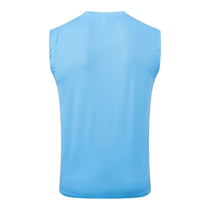 Debardeur Short Manchester City Homme 2025 2026 Bleu Ciel