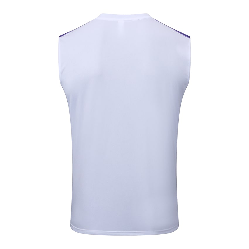 Debardeur Short Real Madrid Homme 2025 2026 Blanc Violet