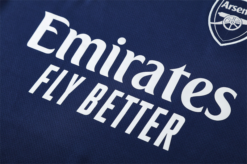 Ensemble Maillot Short Arsenal Homme/Enfant 2025 2026 Bleu Sombre