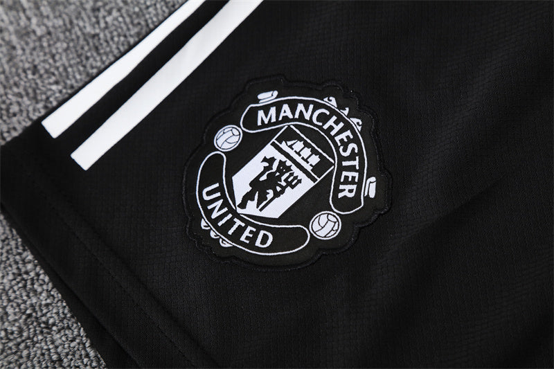 Ensemble Maillot Short Manchester United Homme/Enfant 2024 2025 Blanc