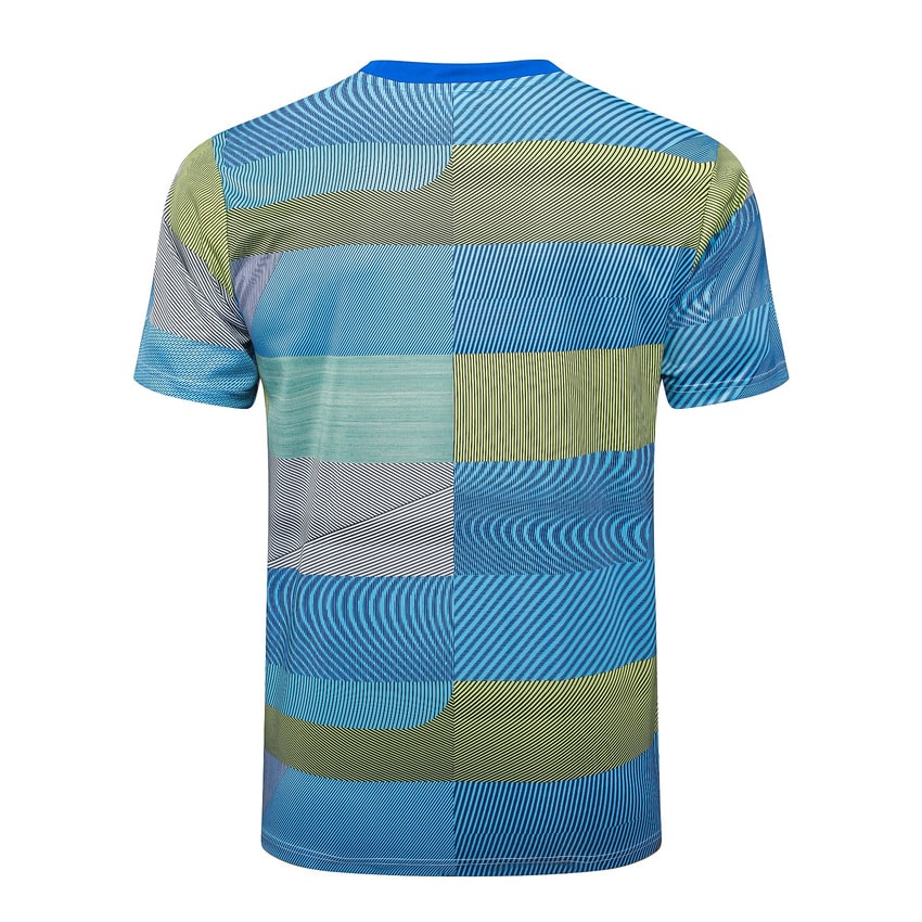 Ensemble Maillot Short Real Madrid Homme/Enfant 2025 2026 Bleu Jaune