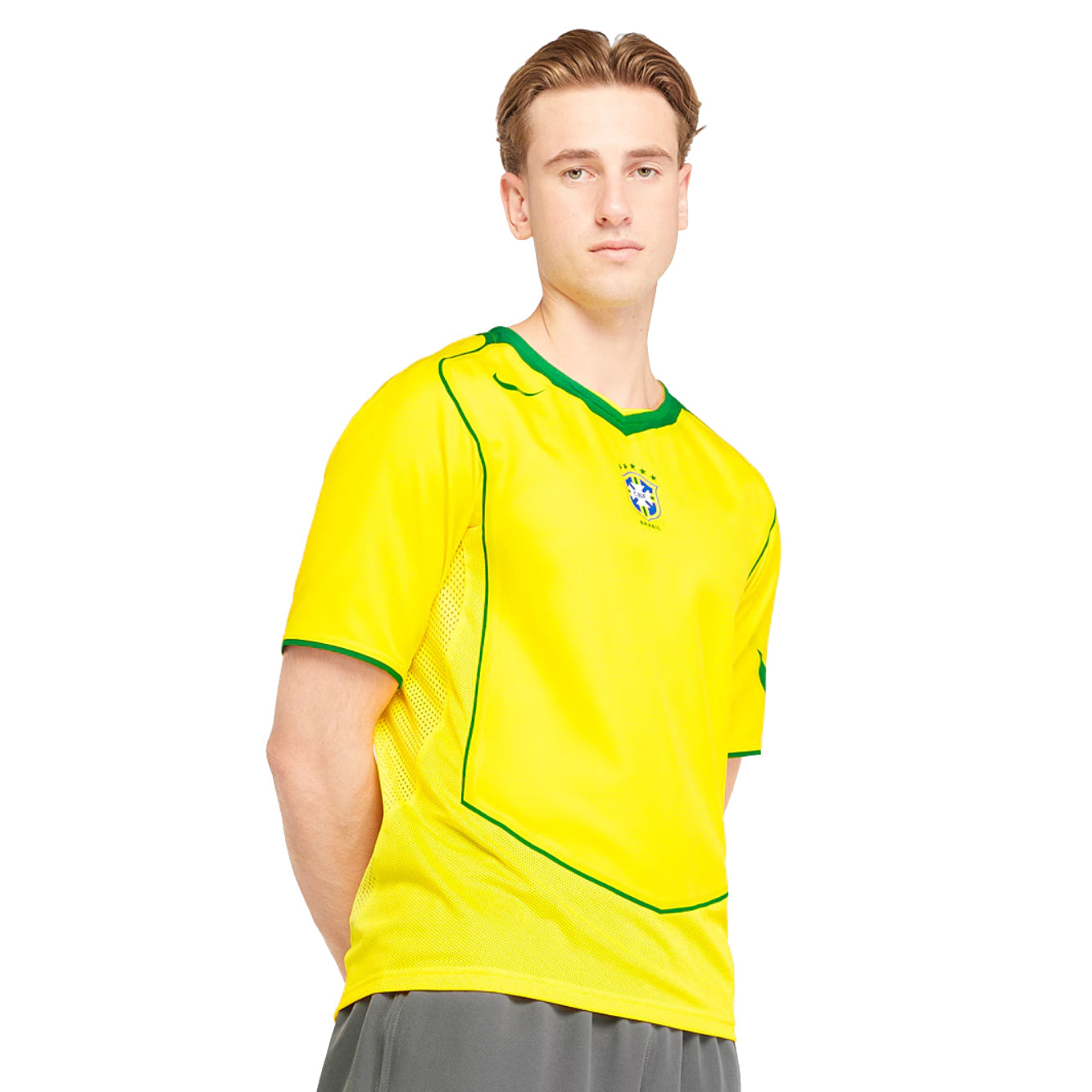 Maillot Bresil 2004 Restock Ronaldinho Homme