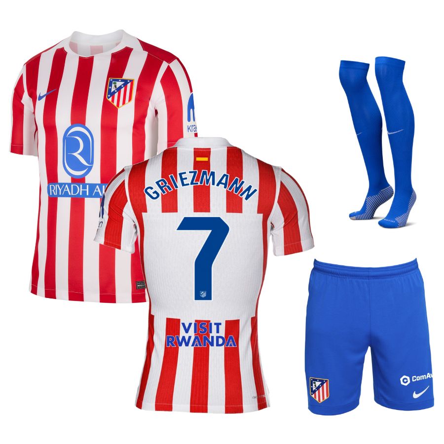 Maillot Kit Enfant Atletico Madrid Domicile 2025 2026
