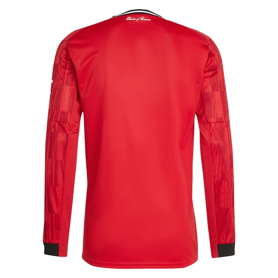 Maillot Manchester United Domicile Manches Longues Homme 2025 2026 Rouge