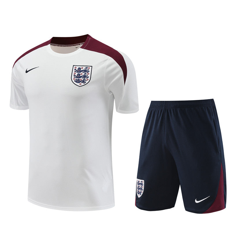 Maillot/Short entraînement Angleterre Blanc 2024 2025