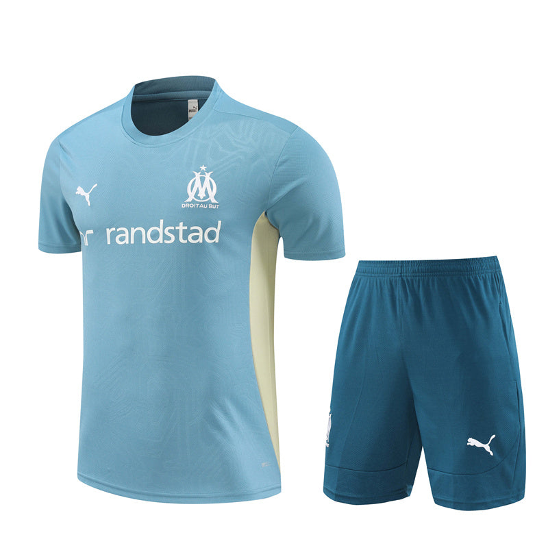 Maillot/Short entraînement Marseille Bleu 2024/25