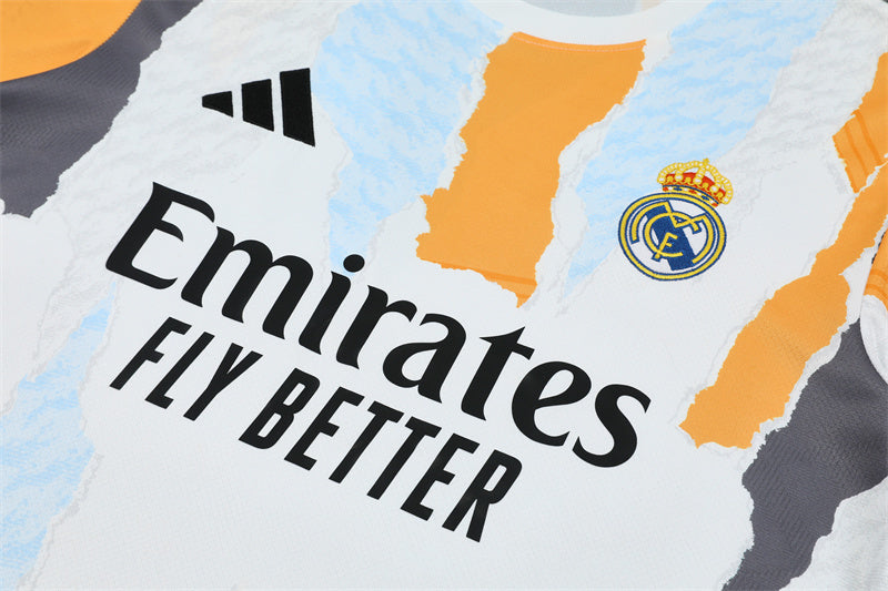 Maillot Training Real Madrid Blanc Homme/Enfant 2024-2025