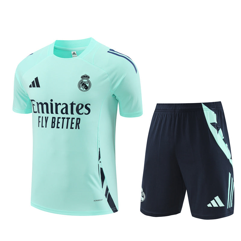 Maillot Training Real Madrid Bleu Ciel Homme/Enfant 2024-2025