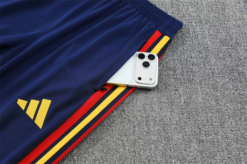 Survetement Espagne Training Homme/Enfant 2026 2027 Bleu Foncé