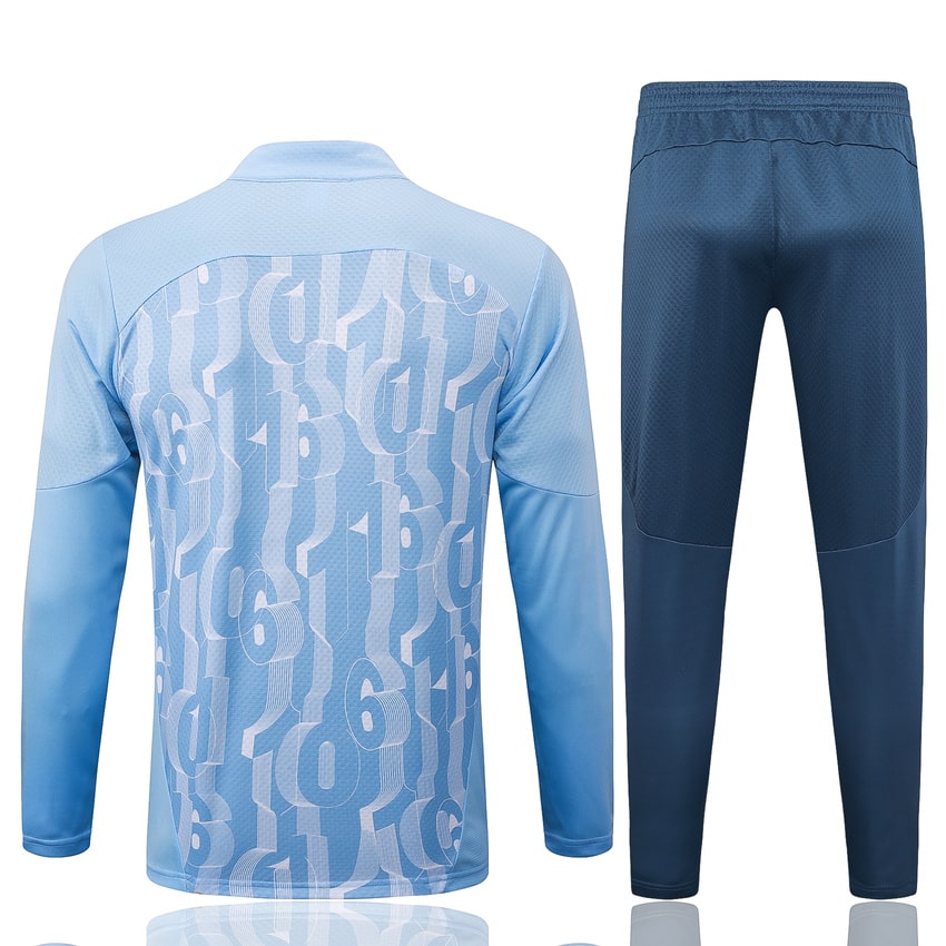 Survetement Manchester City Training Homme/Enfant 2024 2025 Bleu Ciel