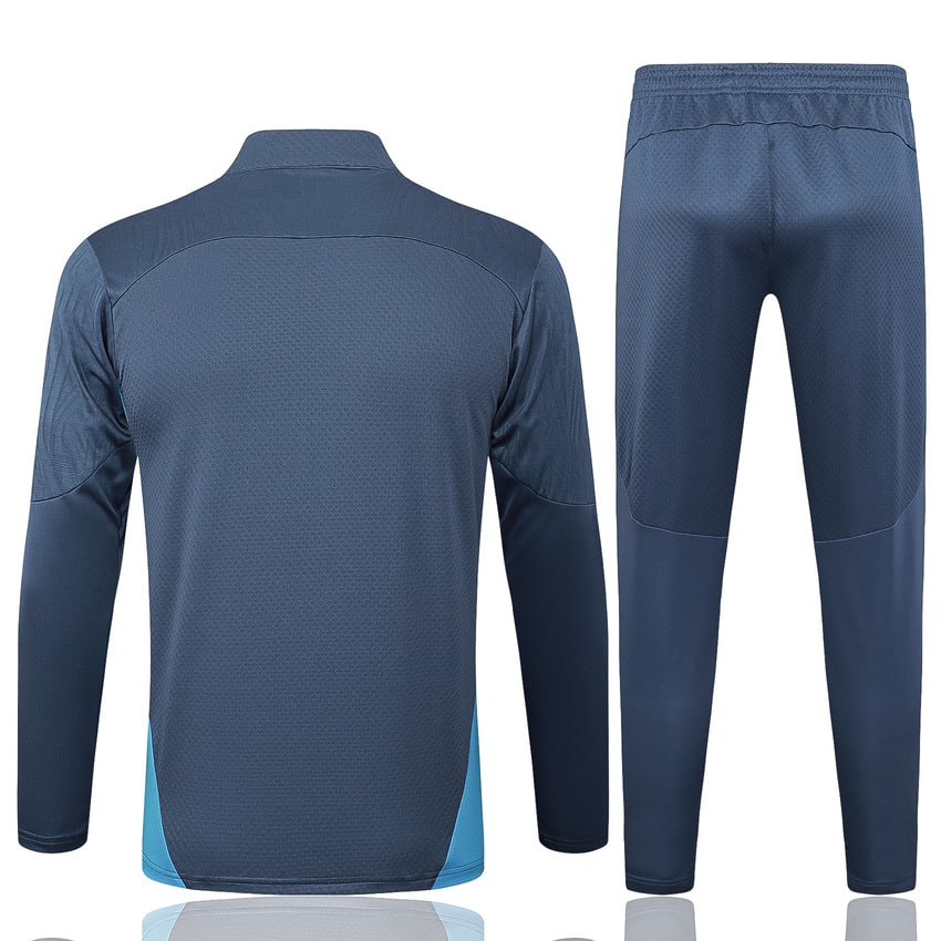Survetement Manchester City Training Homme/Enfant 2024 2025 Bleu Foncé