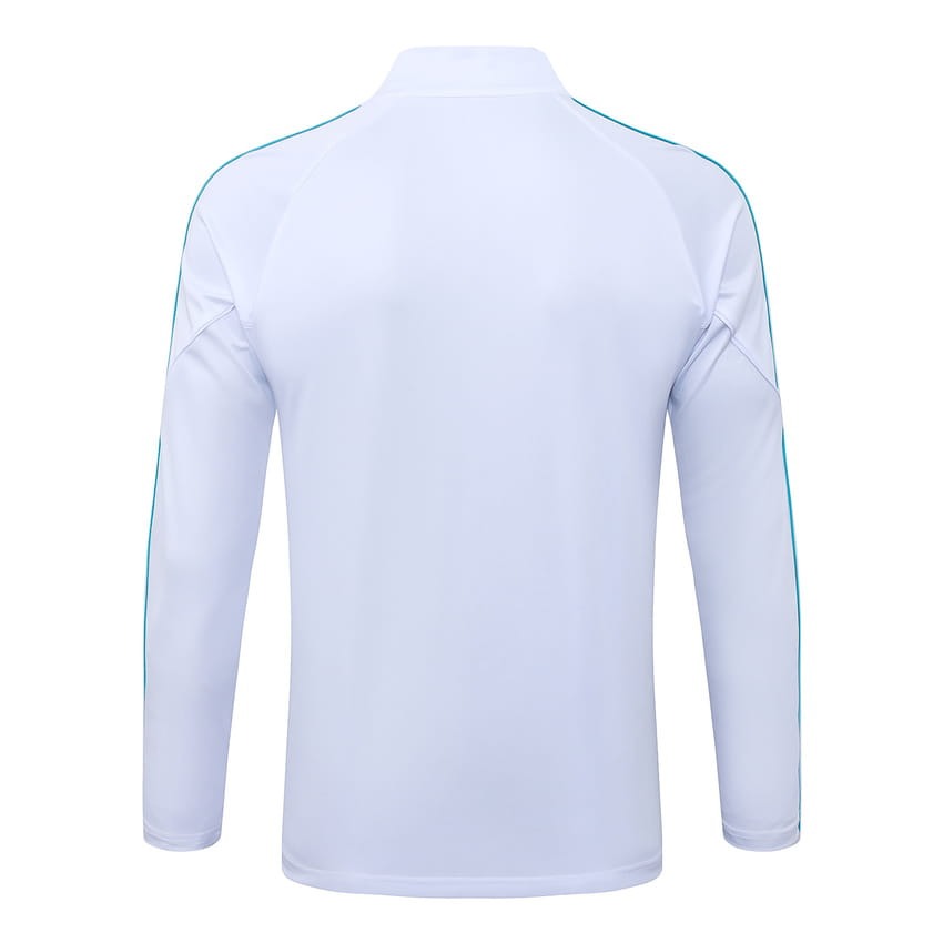 Survetement Marseille OM Training Homme/Enfant 2025 2026 Blanc Bleu Foncé