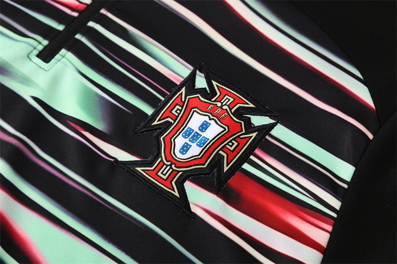 Survetement Portugal Training Homme/Enfant 2025 2026 Vert Noir