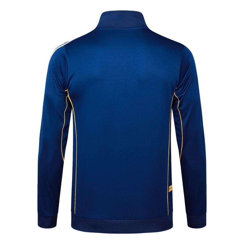 Survetement Real Madrid Veste Homme/Enfant 2025 2026 Bleu Sombre