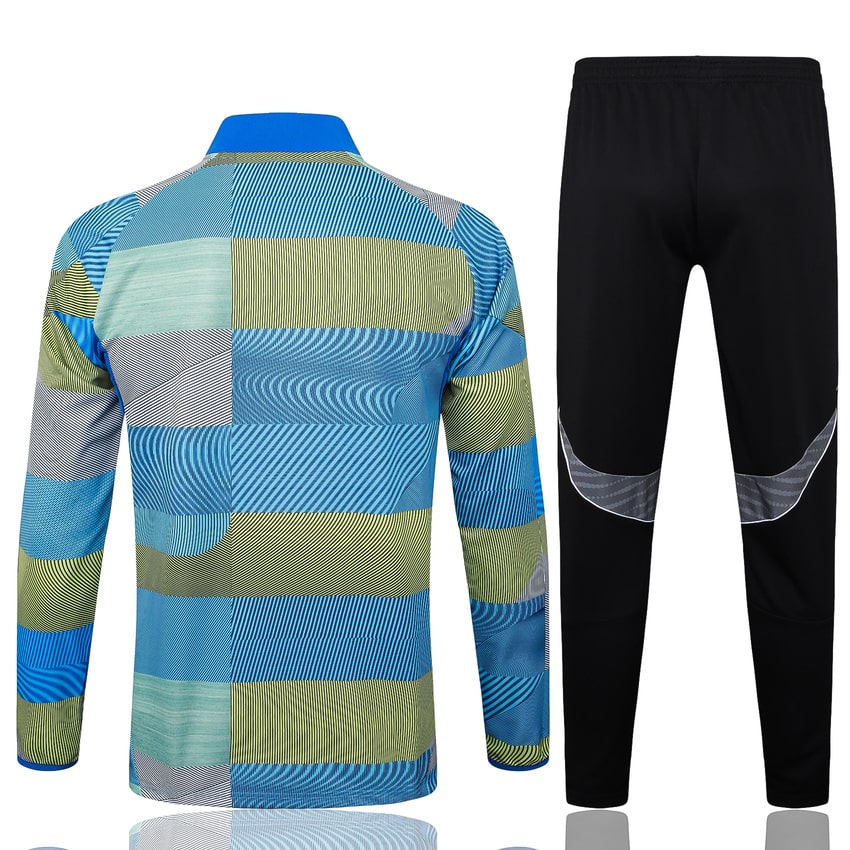 Survetement Real Madrid Veste Homme/Enfant 2025 2026 Bleu Vert