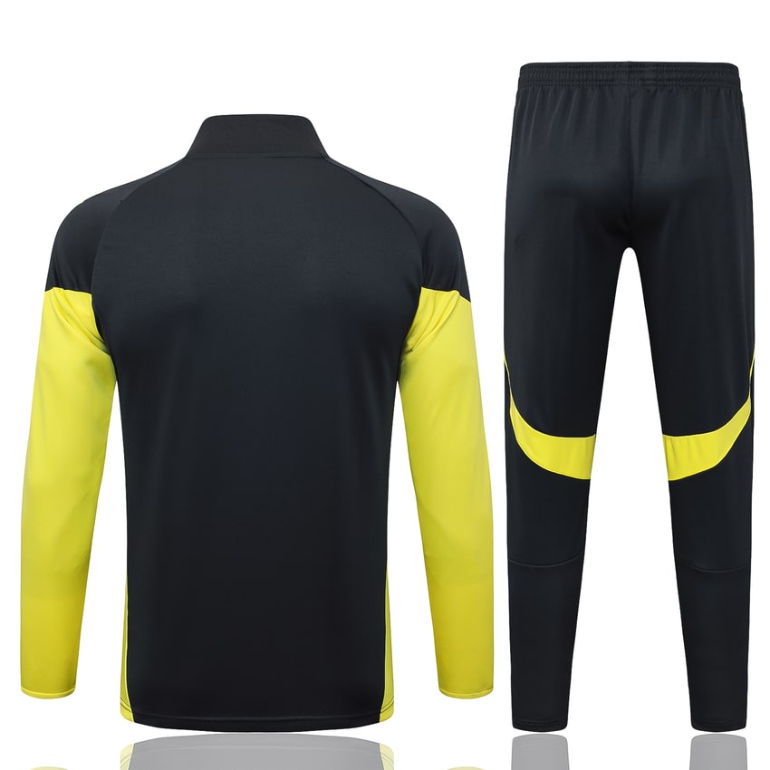 Survetement Real Madrid Veste Homme/Enfant 2025 2026 Noir Fonce