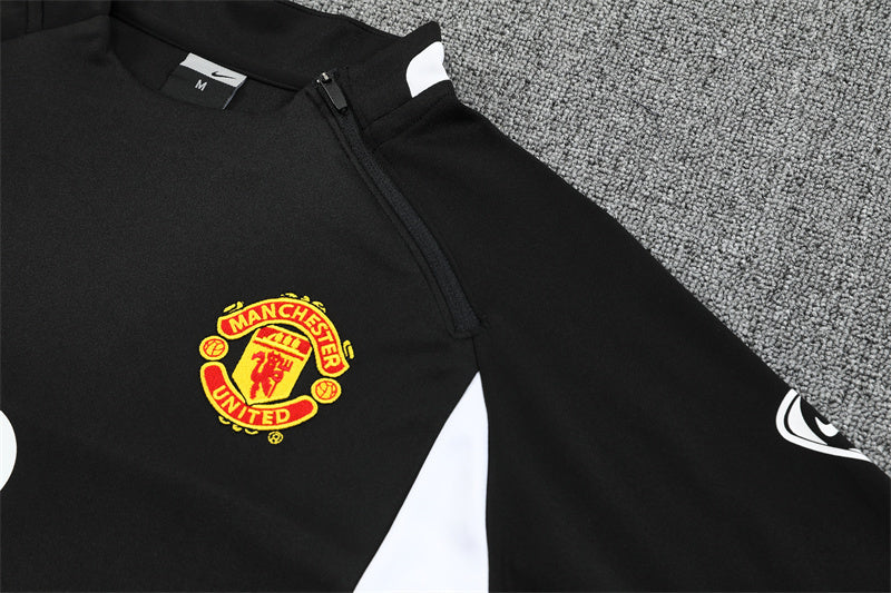 Veste Manchester United Training Homme 2002 2003 Noir