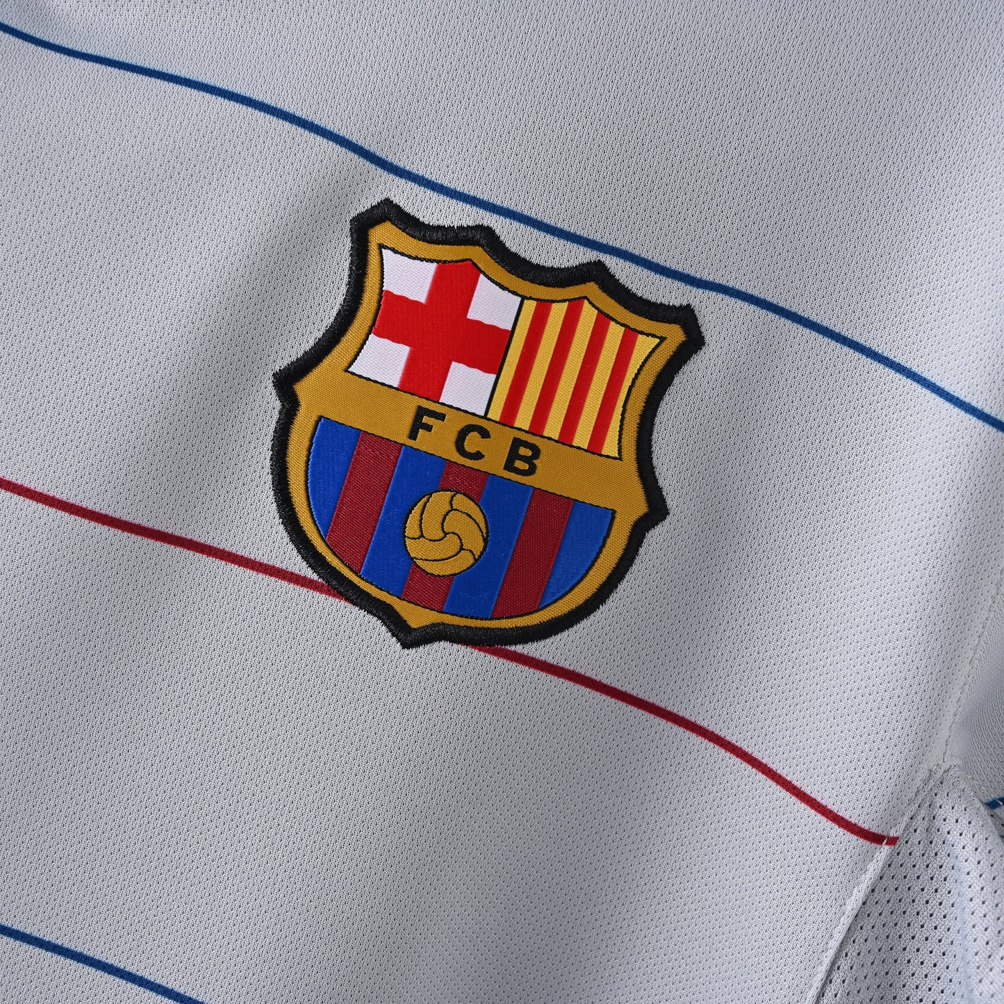 Maillot Barcelone Retro Vintage 2003-2004 Exterieur Vintage Homme