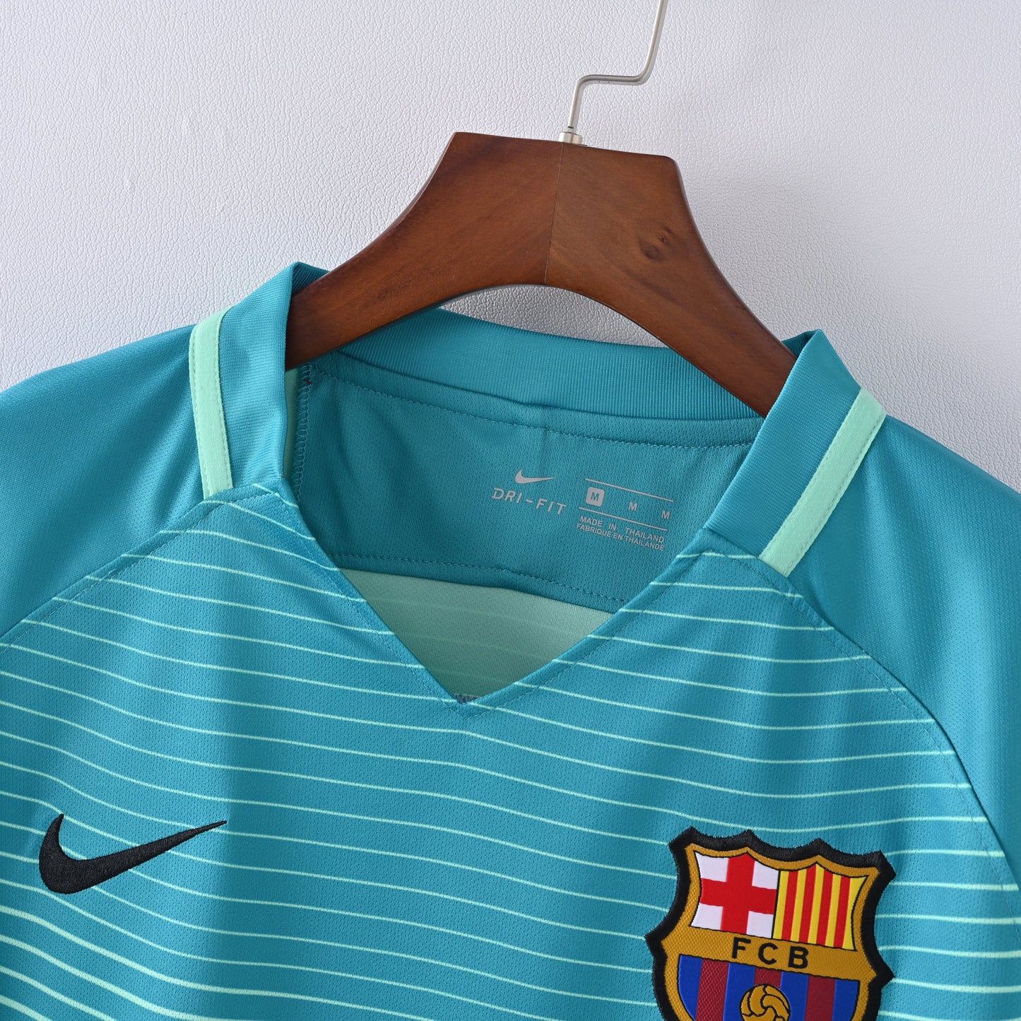 Maillot Barcelone Retro Vintage 2016-2017 Exterieur Vintage Homme