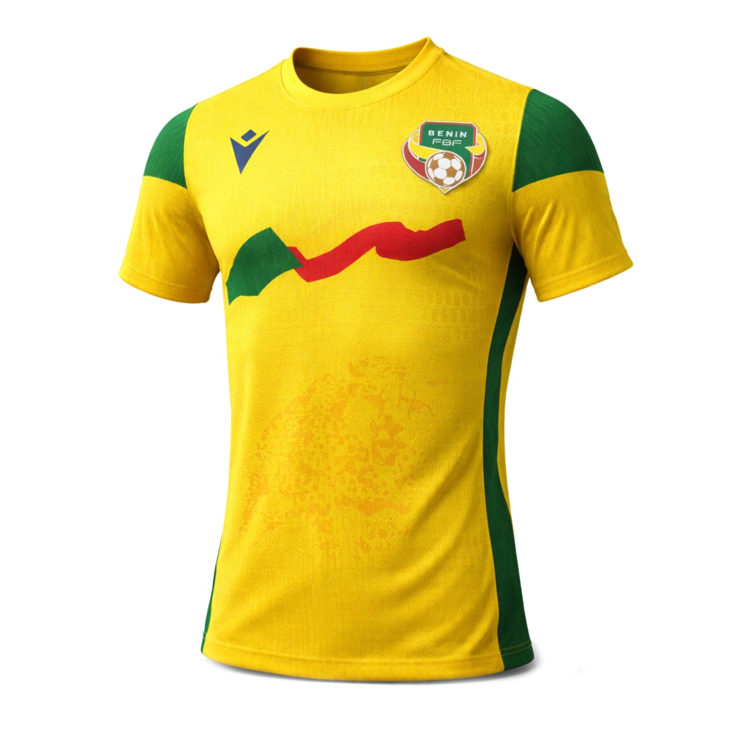 Maillot Benin Domicile Jaune CAN 2025/2026 Version Match
