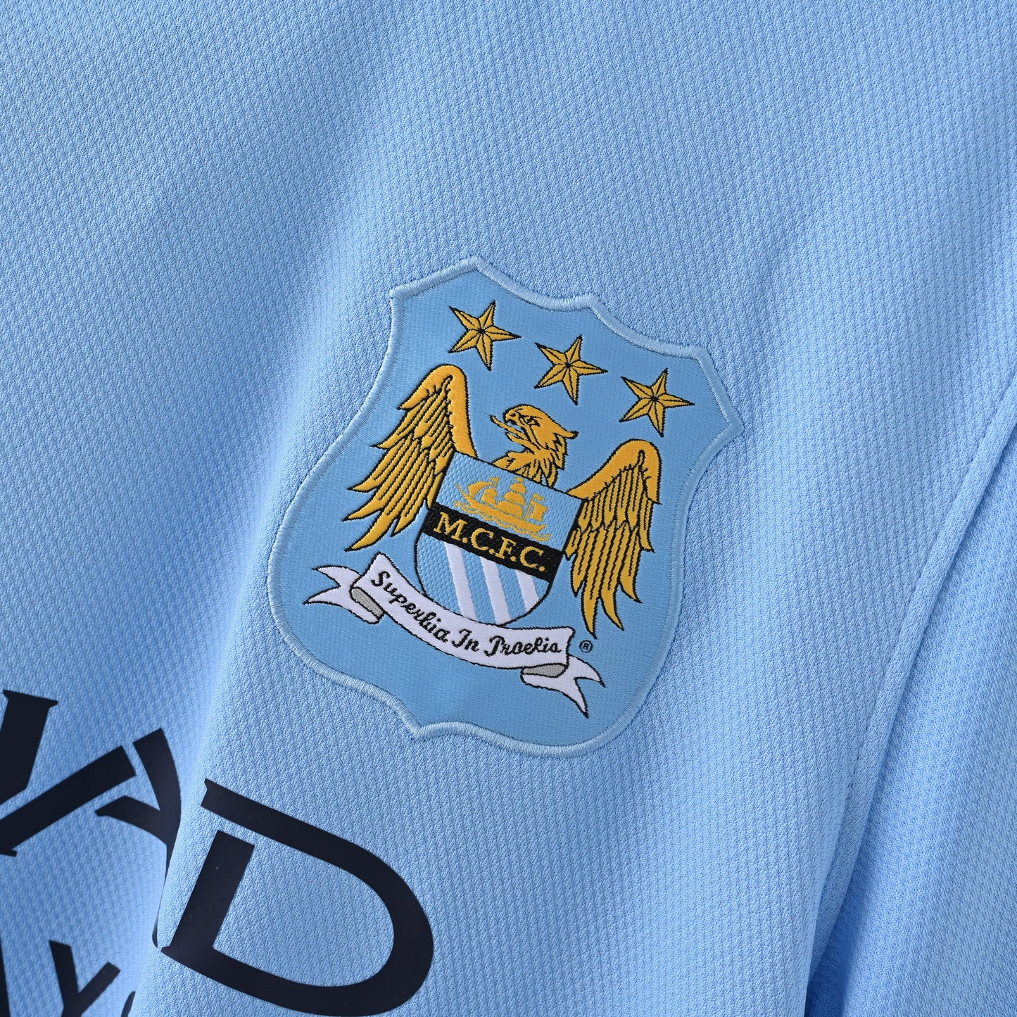 Maillot Manchester City Retro Vintage 2013-2014 Domicile Homme