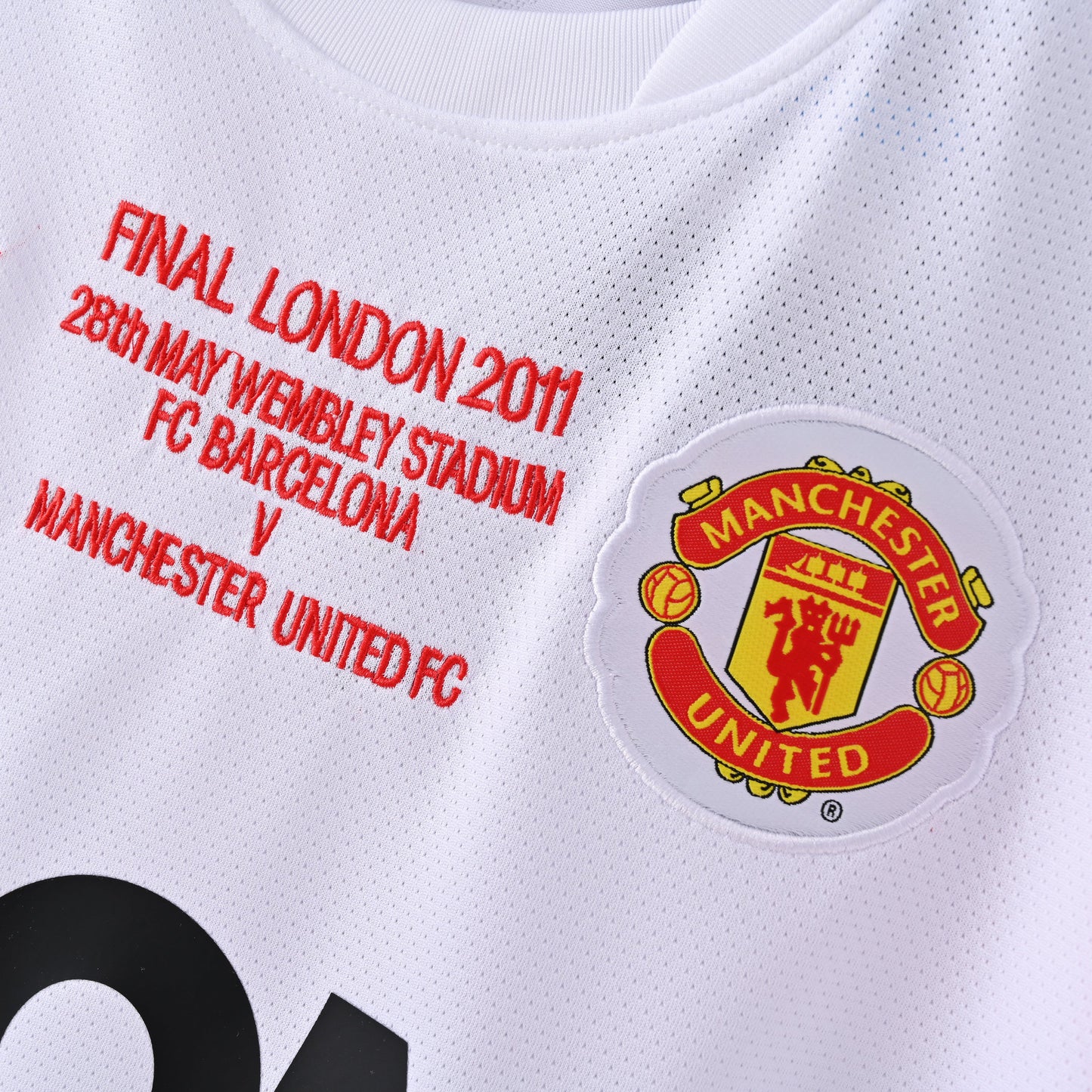 Maillot Vintage Manchester United Retro Vintage 2010-2011 Exterieur Homme