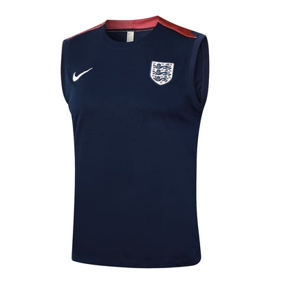 Debardeur Short Angleterre Homme 2024 2025 Bleu Foncé