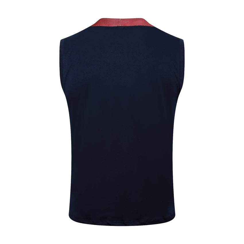 Debardeur Short Angleterre Homme 2024 2025 Bleu Foncé