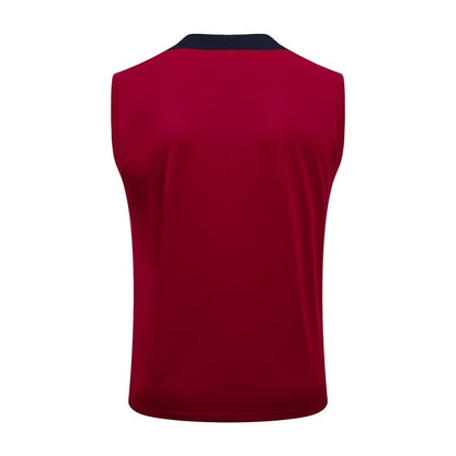 Debardeur Short Angleterre Homme 2024 2025 Rouge