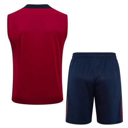 Debardeur Short Angleterre Homme 2024 2025 Rouge
