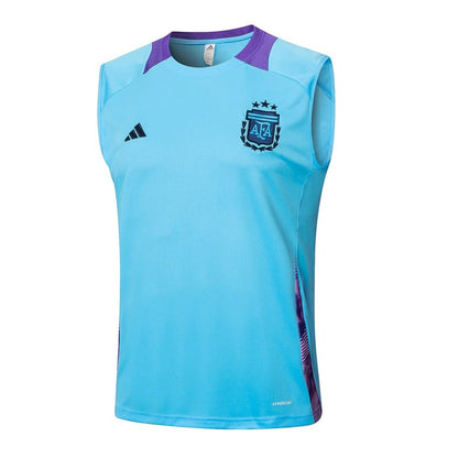 Debardeur Short Argentine Homme 2024 2025 Bleu Ciel