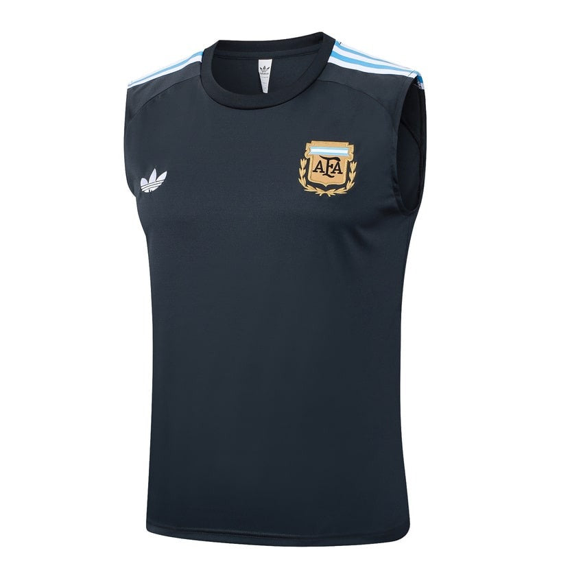 Debardeur Short Argentine Homme 2025 2026 Bleu Sombre