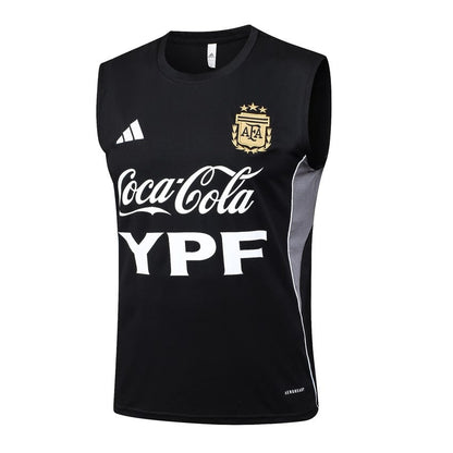 Debardeur Short Argentine Homme 2025 2026 Noir Nuit