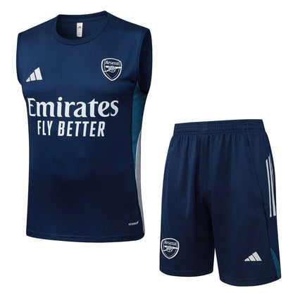 Debardeur Short Arsenal Homme 2025 2026 Bleu