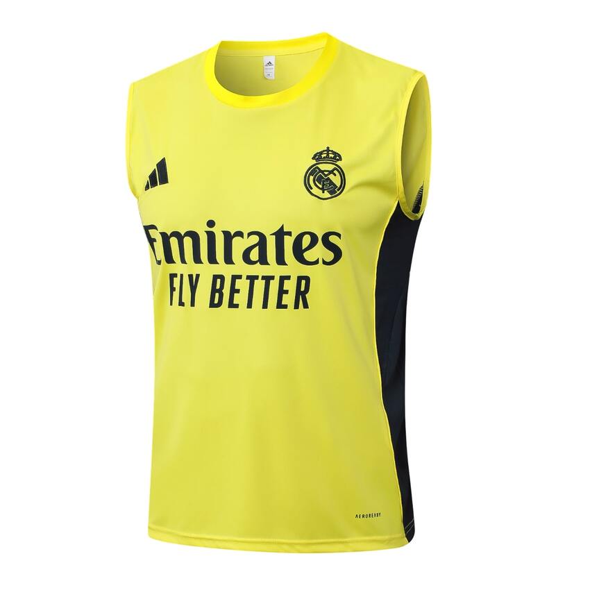 Debardeur Short Real Madrid Homme 2025 2026 Jaune
