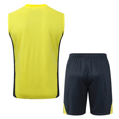 Debardeur Short Real Madrid Homme 2025 2026 Jaune
