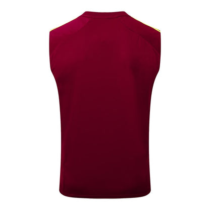 Debardeur Short Arsenal Homme 2025 2026 Rouge Foncé