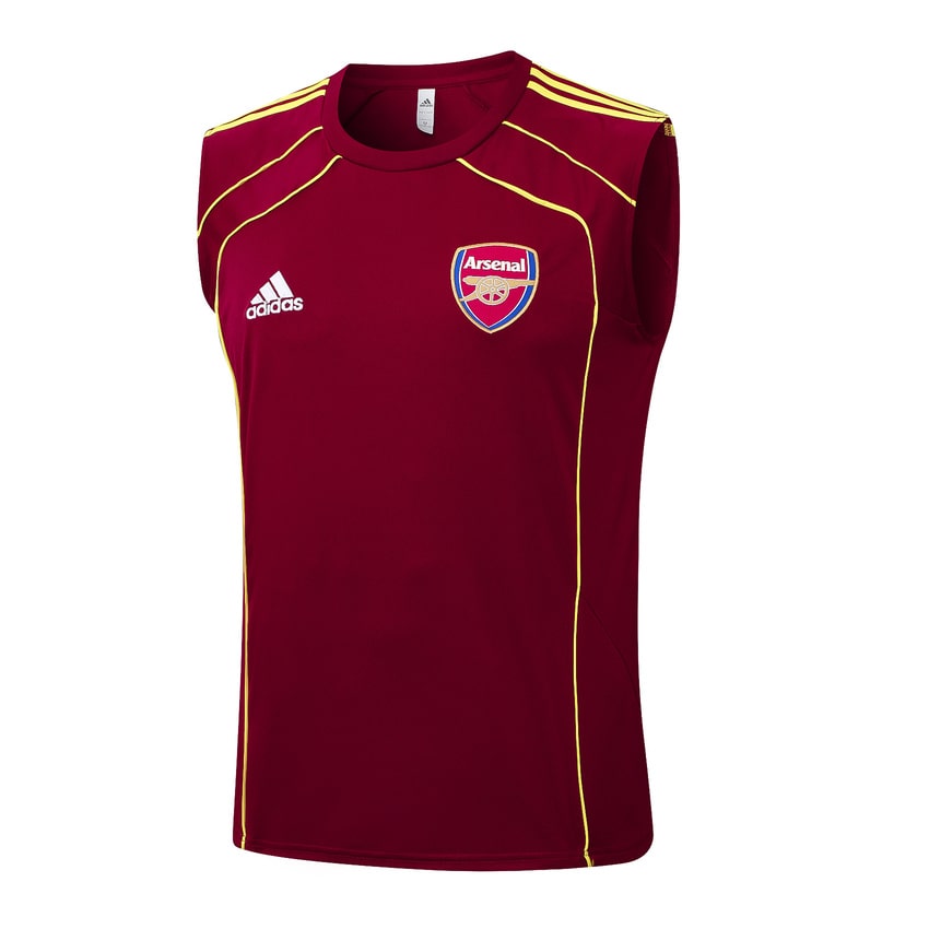 Debardeur Short Arsenal Homme 2025 2026 Rouge Foncé