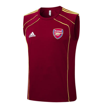 Debardeur Short Arsenal Homme 2025 2026 Rouge Foncé