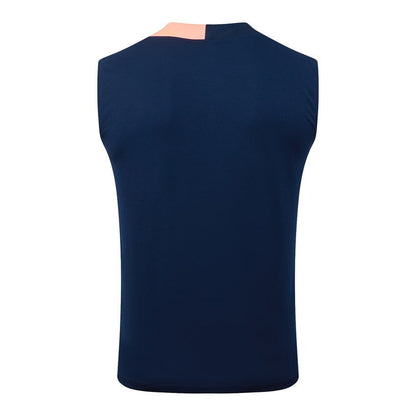 Debardeur Short Barcelone Homme 2025 2026 Bleu Orange