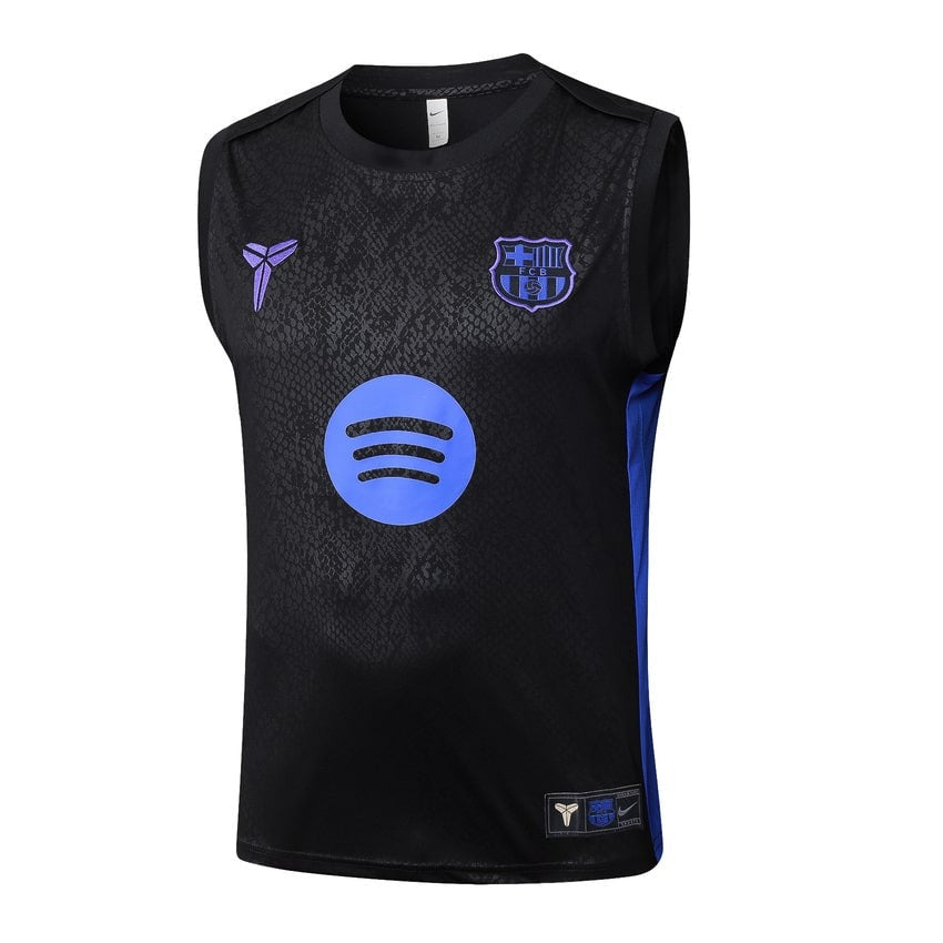 Debardeur Short Barcelone Homme 2025 2026 Noir Charbon