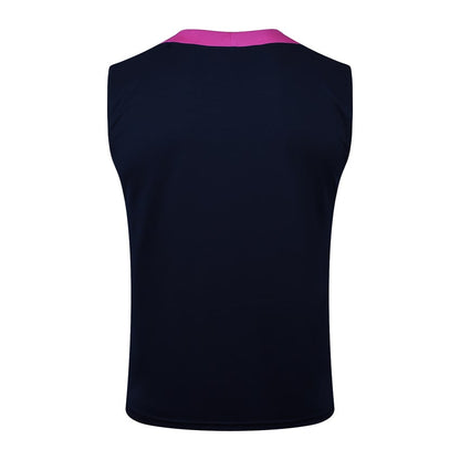 Debardeur Short Barcelone Homme 2025 2026 Noir Rose
