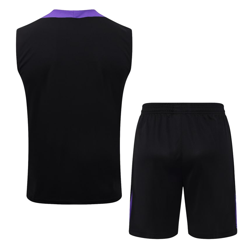 Debardeur Short Barcelone Homme 2025 2026 Noir Violet