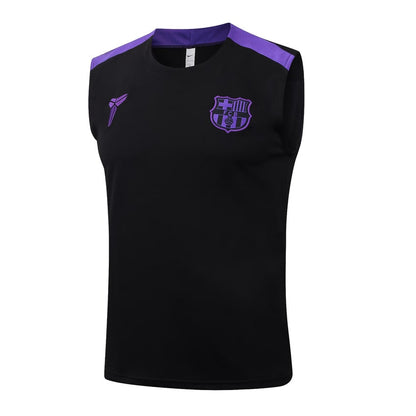 Debardeur Short Barcelone Homme 2025 2026 Noir Violet