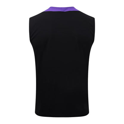 Debardeur Short Barcelone Homme 2025 2026 Noir Violet