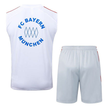 Debardeur Short Bayern Munich Homme 2025 2026 Blanc