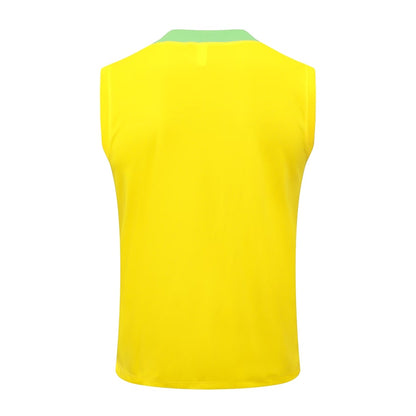 Debardeur Short Bresil Homme 2024 2025 Jaune
