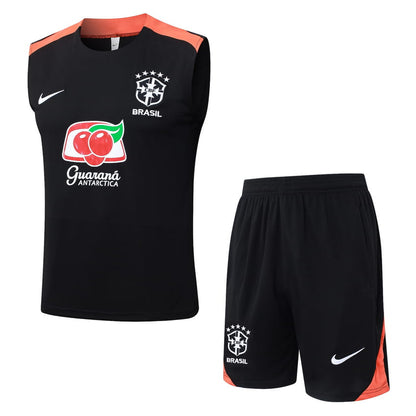 Debardeur Short Bresil Homme 2025 2026 Noir