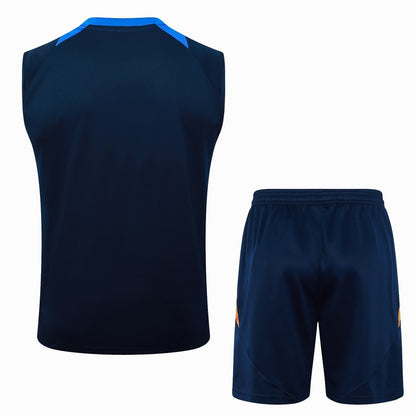 Debardeur Short Juventus Homme 2024 2025 Bleu Foncé