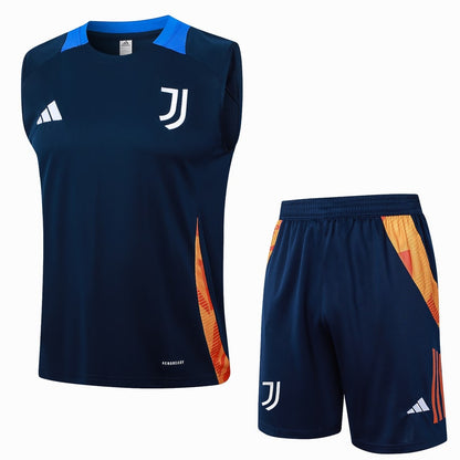 Debardeur Short Juventus Homme 2024 2025 Bleu Foncé